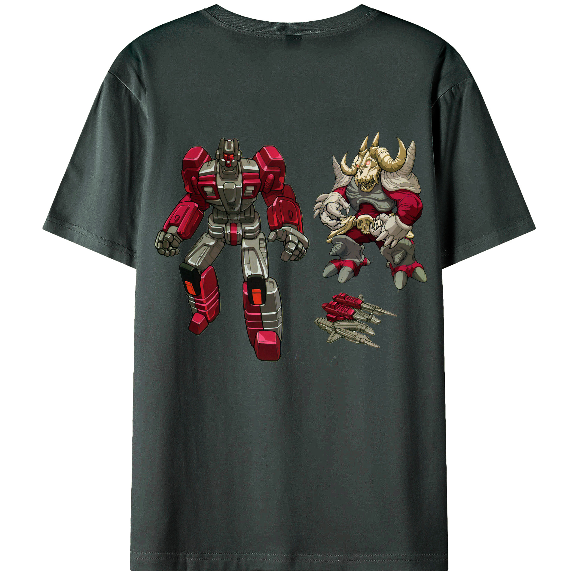 （画像用）  綿100％ メンズ半袖Tシャツ（バックプリント） 通気性